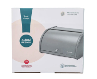 Altom Chlebak metalowy 30x26x17 cm szary - 1580531 - zdjęcie 3